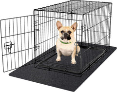 NYFITY Kennel Pad under crate provides floor protection and a soft surface for pets.