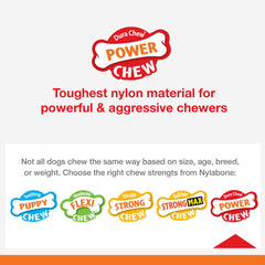 Axis Bone chew toy bacon-flavor delivers savory taste throughout for dogs