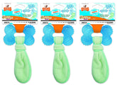 Nylabone Chill-n-Chew puppy toy pack closeup showing textured bristles soothing gums during teething