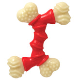 Nylabone Double Bone Power Chew Toy rugged nylon texture for aggressive chewers.