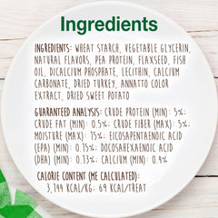 Nylabone Healthy Edibles DHA-containing formula supports developing puppies' brain and eye development