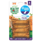 Nylabone Healthy Edibles puppy chew turkey and sweet potato flavor for training rewards