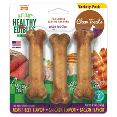 Nylabone Healthy Edibles USA packaging highlights USA-made quality for trusted dog rewards