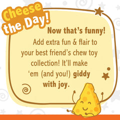 Nylabone Cheese Bone Power Chew Toy designed for large dogs over 50 pounds.