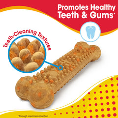 Nylabone Nubz grain-free bacon-cheese chew supports a digestible snack