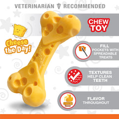 Nylabone Power Chew durable material stands up to tough chewers.