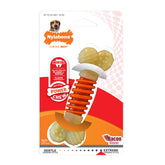Nylabone PRO Action dental bone power chew toy, 6-inch full view, promotes durable chewing.