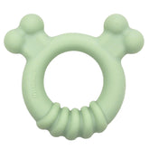 Nylabone Sensory Ring closeup showing gum-soothing texture for teething puppies.
