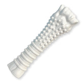 Nylabone Textured Knuckle Bone toy front view, durable for aggressive chewers.