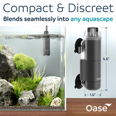 OASE CrystalSkim 350 floating ring maintains consistent cleaning with fluctuating water levels