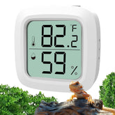 Oasirep reptile thermometer with LCD display for quick terrarium readings.