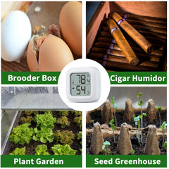 Oasirep thermometer toggles between Fahrenheit and Celsius for global use.