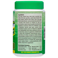Ocean Nutrition Formula Two soft-moist pellets pictured feeding small tropical fish for easy digestion.