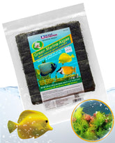 Ocean Nutrition Seaweed Select green algae sheet for grazing herbivores in marine tanks.