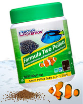 Ocean Nutrition Formula Two Pellets packaging displays oxygen-free pouch preserving freshness
