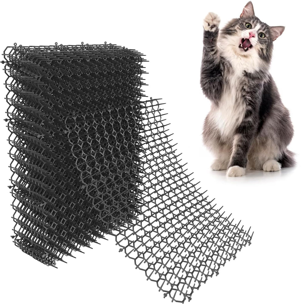 OCEANPAX scat mat 16x13 setup deters cats from furniture without harming pets