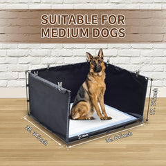 OCMML pee pad holder with high walls preventing leaks for indoor use