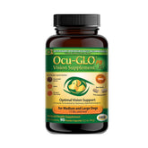 Ocu-GLO PB Vision tub and spoon ready for daily eye-support serving