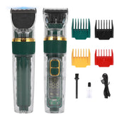 ODJSY pet grooming clipper front view shows ergonomic design for comfortable grooming.