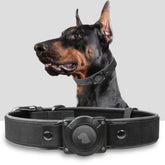Odokele AirTag dog collar leather with holder keeps your pet trackable during daily adventures.