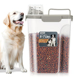 ODOMU dog food container 5L with large spout for easy dispensing.
