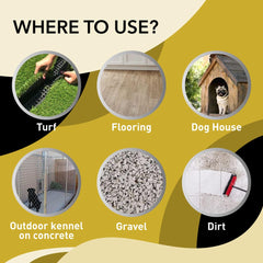 Odorcide K.O.E. Apricot in cages and kennels highlights deep odor source treatment.