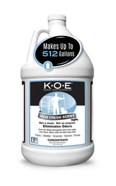 Odorcide K.O.E Fresh Scent bottle for quick odor removal in kennels.