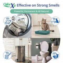 OdorXit on carpet close-up shows deep odor neutralization