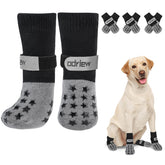 ODRIEW non-slip dog socks front view showing traction for secure walking