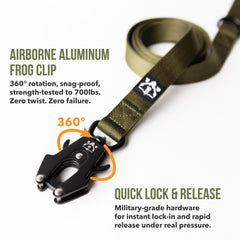 O.G.B heavy-duty nylon webbing highlighting durable construction for daily training.