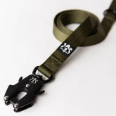 O.G.B Operation Good Boy tactical leash with quick-release clip for secure control.