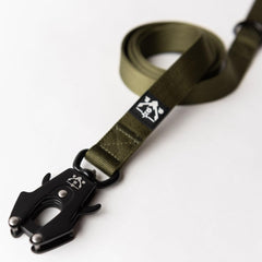 O.G.B Operation Good Boy tactical leash with quick-release clip for secure control.