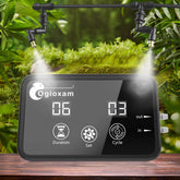 Ogioxam automatic reptile mister system front view illustrates compact, quiet operation for terrarium humidity.