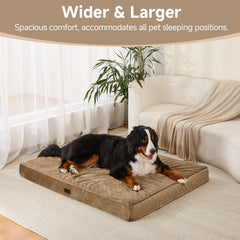 OhGeni waterproof inner liner protects core foam from spills and accidents.