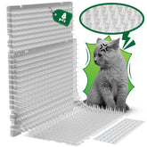 ohlela scat mat 16x13-inch spikes up close deters cats from furniture