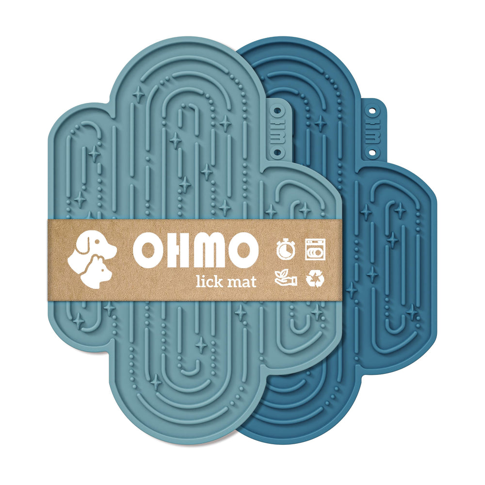 OHMO Cactus Lick Mat pack overview—slow feeding promotes mindful meals.