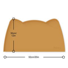 OHMO Cat Food Mat non-slip surface keeps bowls steady during meals.