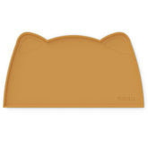 OHMO Cat Food Mat outer lip contains spills for cleaner floors.