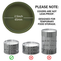 OHMO small-can lids 65mm inner diameter fit 3 oz cans securely