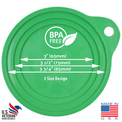 OHSAY USA can cover fits small, medium, and large cans for versatile storage.