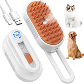 OHYAPI Cat Steam Brush detangling closeup for smoother coat and easier grooming