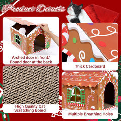 Oitnlaughter cat scratching board supports natural scratching and rest