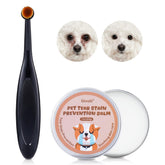 Oivolii Tear Stain Remover Balm with Pro Brush applies precisely to the eye area