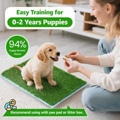 Oiyeefo artificial-grass-mat drainage holes improve airflow and odor control