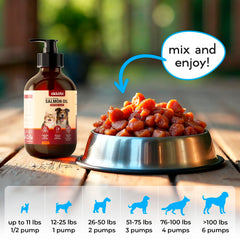 OKKÖBI Wild Alaskan Salmon Oil supports joint comfort for active pets