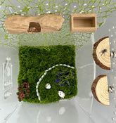 Okueejur jumping spider cave magnetic provides a secure hideout and easy enclosure setup.