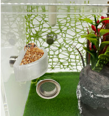 Okueejur small pet water bowl closeup shows compact design.