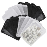Okxiri 16-pcs filter media bags package keeps filtration media organized and reusable.