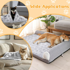 Okxiri dog blanket being machine washed for quick refresh after messy days.