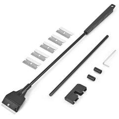 Olaismln fish tank scraper with extended handle reaches deep glass tanks for thorough cleaning.